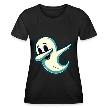 Lustiger Halloween Party Gruseliger Spuk - Frauen Funktions-T-Shirt - Schwarz - Vorne - AI Model Female 172 light (172cm)