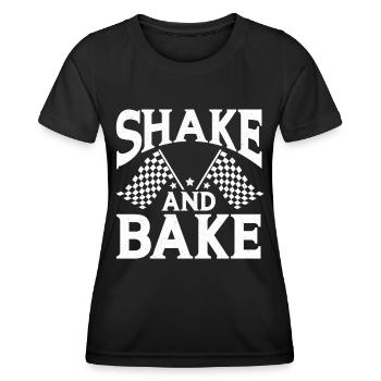 Shake And Bake Racing - Women's Functional T-Shirt - black - Front - AI Model Female 172 light (172cm)