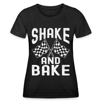 Shake And Bake Racing - Women's Functional T-Shirt - black - Front - AI Model Female 172 light (172cm)