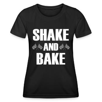 Shake And Bake Racing - Women's Functional T-Shirt - black - Front - AI Model Female 172 light (172cm)