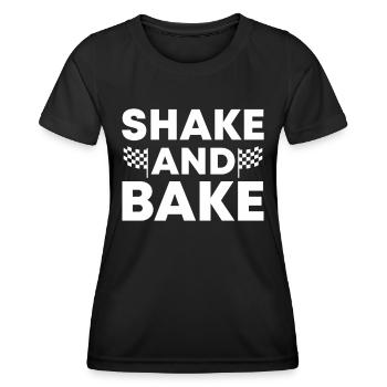 Shake And Bake Racing - Women's Functional T-Shirt - black - Front - AI Model Female 172 light (172cm)