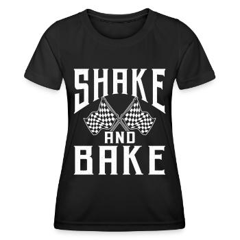 Shake And Bake Racing - Women's Functional T-Shirt - black - Front - AI Model Female 172 light (172cm)