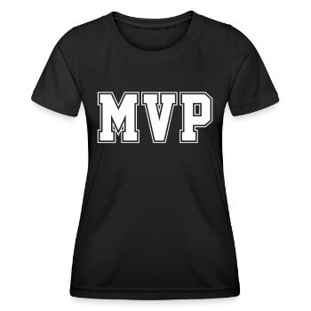 Most Valuable Player Funny Sport Humor - Women's Functional T-Shirt - black - Front - AI Model Female 172 light (172cm)