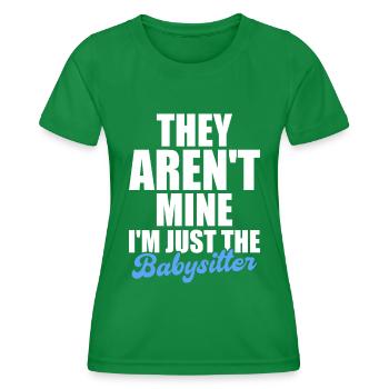 Babysitter Gift Babysitting Best Babysitter - Women's Functional T-Shirt - kelly green - Front - AI Model Female 172 dark (172cm)