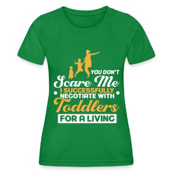 Babysitter Gift Babysitting Best Babysitter - Women's Functional T-Shirt - kelly green - Front - AI Model Female 172 dark (172cm)
