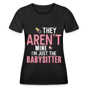 Babysitter Gift Babysitting Best Babysitter - Women's Functional T-Shirt - black - Front - AI Model Female 172 light (172cm)