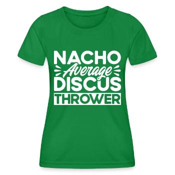 Discus Throw Discus Thrower Cadeau - T-shirt sport Femme - vert - Devant - AI Model Female 172 dark (172cm)