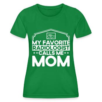 Radiology Radiologist Radiology Technician - Women's Functional T-Shirt - kelly green - Front - AI Model Female 172 dark (172cm)