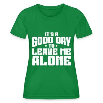 Cadeaux amusants pour les introvertis - T-shirt sport Femme - vert - Devant - AI Model Female 172 dark (172cm)