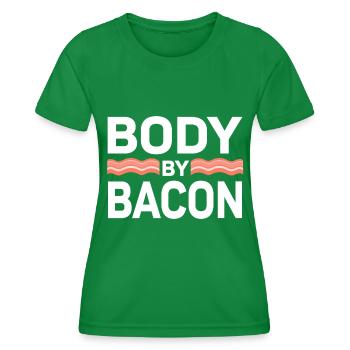 Corps par bacon - T-shirt sport Femme - vert - Devant - AI Model Female 172 dark (172cm)