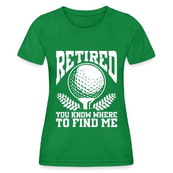 Law Lawyer - Women's Functional T-Shirt - kelly green - Front - AI Model Female 172 dark (172cm)