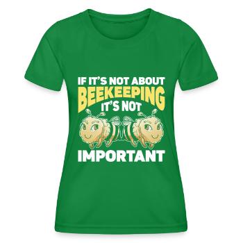 Beekeeping Bees Beekeeper - Frauen Funktions-T-Shirt - Kelly Green - Vorne - AI Model Female 172 dark (172cm)