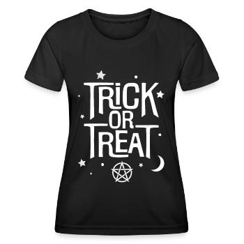 Trick or Treat - Women's Functional T-Shirt - black - Front - AI Model Female 172 light (172cm)