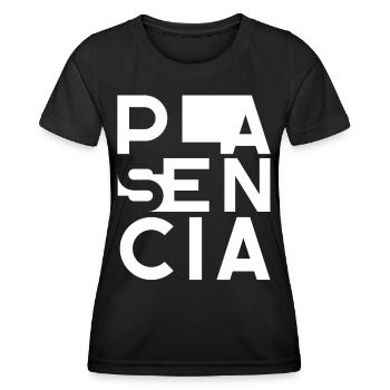 PLASENCIA – Cáceres – Estrémadure – Espagne - T-shirt sport Femme - noir - Devant - AI Model Female 172 light (172cm)