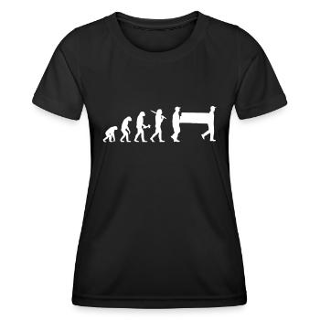 Möbelpacker Umzugsunternehmen Umzugshelfer Mover - Frauen Funktions-T-Shirt - Schwarz - Vorne - AI Model Female 172 light (172cm)