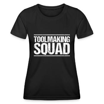 Tool Mechanic Toolmaker Tool & The Maker - T-shirt sport Femme - noir - Devant - AI Model Female 172 light (172cm)