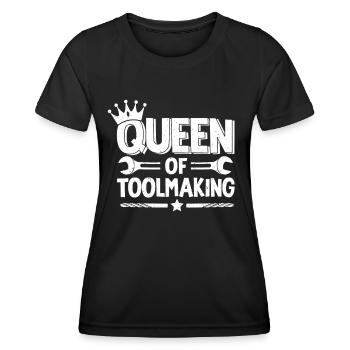 Tool Mechanic Toolmaker Tool & The Maker - T-shirt sport Femme - noir - Devant - AI Model Female 172 light (172cm)