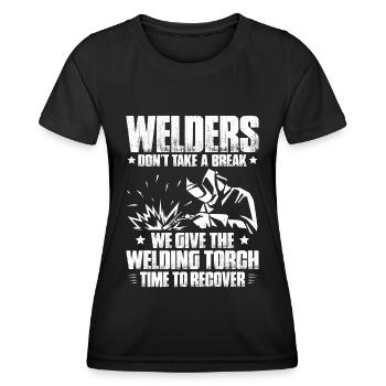 Schweißer Schweißen Schweißerei Welder Welding - Women's Functional T-Shirt - black - Front - AI Model Female 172 light (172cm)