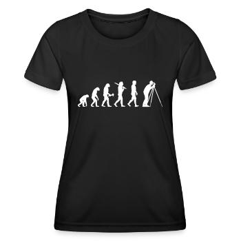 Vermessungstechniker Vermesser Land Surveyor - Women's Functional T-Shirt - black - Front - AI Model Female 172 light (172cm)