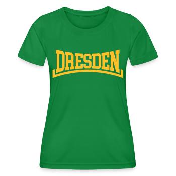 Dresde - T-shirt sport Femme - vert - Devant - AI Model Female 172 dark (172cm)