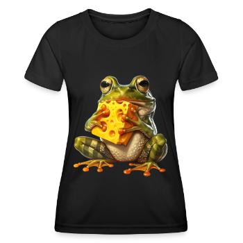 Frog - Women's Functional T-Shirt - black - Front - AI Model Female 172 light (172cm)