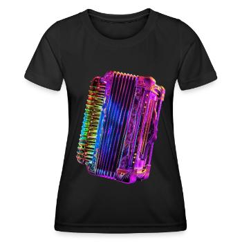 Accordion - Women's Functional T-Shirt - black - Front - AI Model Female 172 light (172cm)