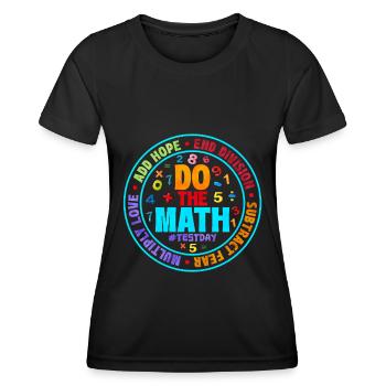 Mathe - Frauen Funktions-T-Shirt - Schwarz - Vorne - AI Model Female 172 light (172cm)