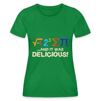 Mathe - Frauen Funktions-T-Shirt - Kelly Green - Vorne - AI Model Female 172 dark (172cm)