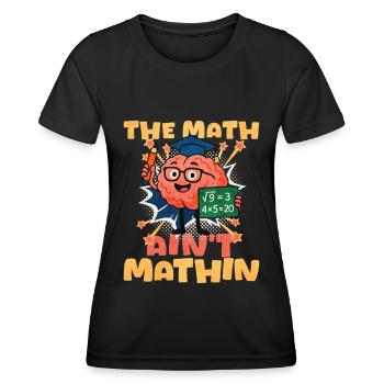 Mathe - Frauen Funktions-T-Shirt - Schwarz - Vorne - AI Model Female 172 light (172cm)