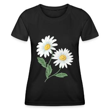 Camomille - T-shirt sport Femme - noir - Devant - AI Model Female 172 light (172cm)