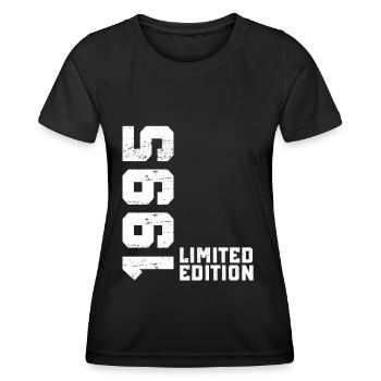 1995 Limited Edition - Frauen Funktions-T-Shirt - Schwarz - Vorne - AI Model Female 172 light (172cm)