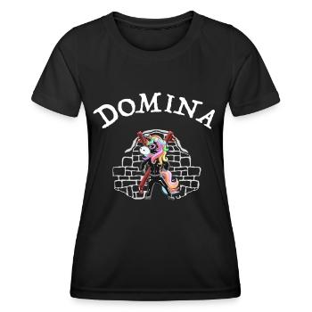 Dominatrix Mistress Unicorn - Women's Functional T-Shirt - black - Front - AI Model Female 172 light (172cm)