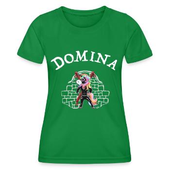 Dominatrix Maîtresse Licorne - T-shirt sport Femme - vert - Devant - AI Model Female 172 dark (172cm)