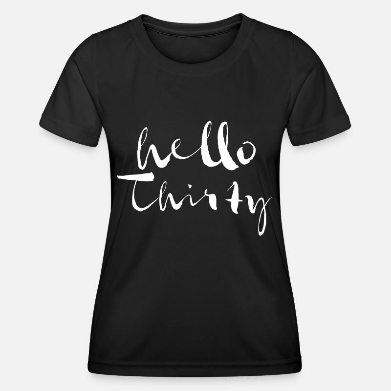 30 years birthday - Women's Functional T-Shirt - black