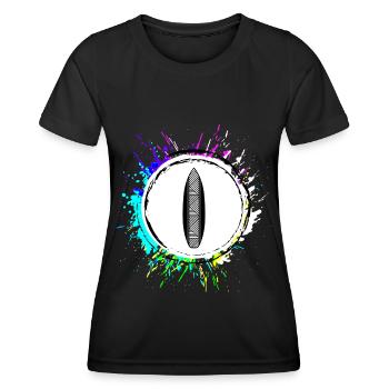 Icône de planche de surf - T-shirt sport Femme - noir - Devant - AI Model Female 172 light (172cm)