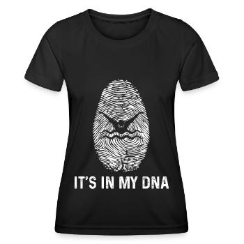 It's in my DNA - - Women's Functional T-Shirt - black - Front - AI Model Female 172 light (172cm)