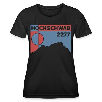 Hochschwab - Women's Functional T-Shirt - black - Front - AI Model Female 172 light (172cm)