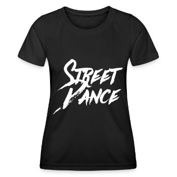 STREETDANCE STREET DANCE - Frauen Funktions-T-Shirt - Schwarz - Vorne - AI Model Female 172 light (172cm)