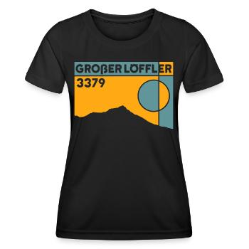 Großer Löffler Ski Tour Mountain Tour Souvenir Tyrol - T-shirt sport Femme - noir - Devant - AI Model Female 172 light (172cm)