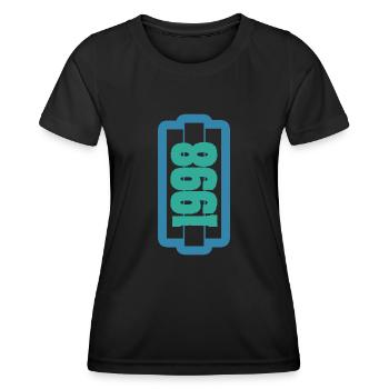 Witzig 1998 - T-shirt sport Femme - noir - Devant - AI Model Female 172 light (172cm)