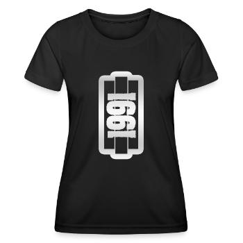 Vatertag 1991 - Frauen Funktions-T-Shirt - Schwarz - Vorne - AI Model Female 172 light (172cm)