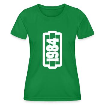 1984 - Women's Functional T-Shirt - kelly green - Front - AI Model Female 172 dark (172cm)