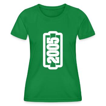 2005 - Frauen Funktions-T-Shirt - Kelly Green - Vorne - AI Model Female 172 dark (172cm)