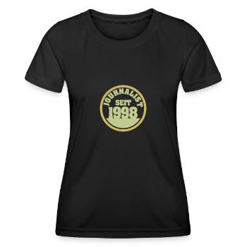 Journalist 1998 - Women's Functional T-Shirt - black - Front - AI Model Female 172 light (172cm)