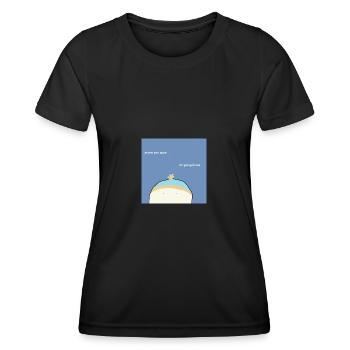 auf euch Jungs, ich gehe nach Hause - Frauen Funktions-T-Shirt - Schwarz - Vorne - AI Model Female 172 light (172cm)
