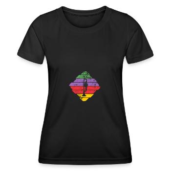 Trompete - Frauen Funktions-T-Shirt - Schwarz - Vorne - AI Model Female 172 light (172cm)