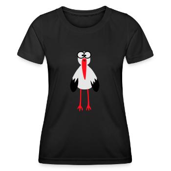 Und wer hats gebracht? - Frauen Funktions-T-Shirt - Schwarz - Vorne - AI Model Female 172 light (172cm)