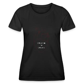 Painter Craftsman Profession Quote Gift - Women's Functional T-Shirt - black - Front - AI Model Female 172 light (172cm)