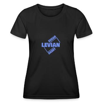 Sugardaddy Levian - Frauen Funktions-T-Shirt - Schwarz - Vorne - AI Model Female 172 light (172cm)