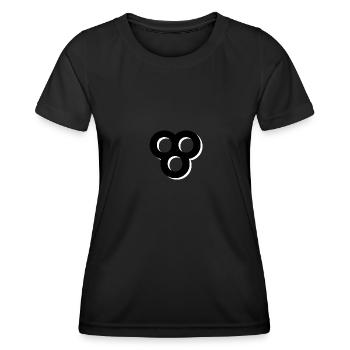 networkstate ꕢ - Women's Functional T-Shirt - black - Front - AI Model Female 172 light (172cm)